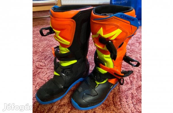Alpinestars Tech 3S 2024 gyerek/gyermek motoros/quados csizma, kesztyű