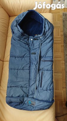 Altabebe sötétkék 98-as bundazsák babakocsiba