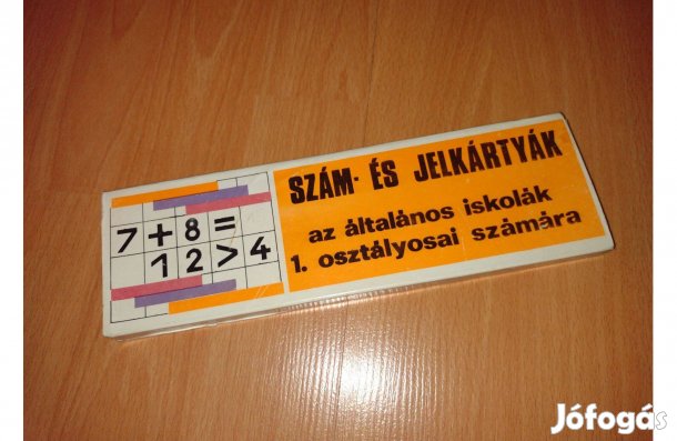 Általános iskolák 1. osztályosai számára Szám és Jelkártyák