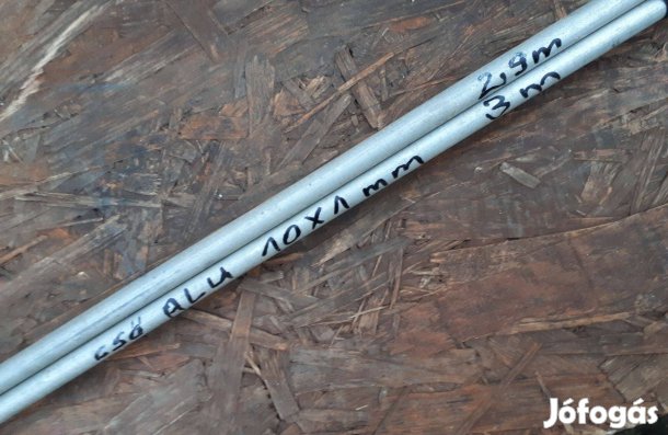 Alu cső 10x1 mm.es eladó !
