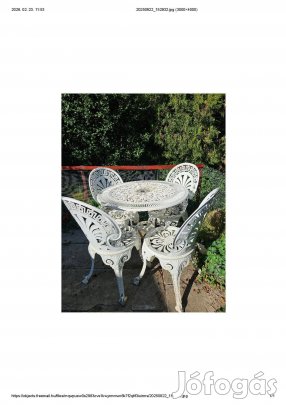 Alu kerti bútor eladó