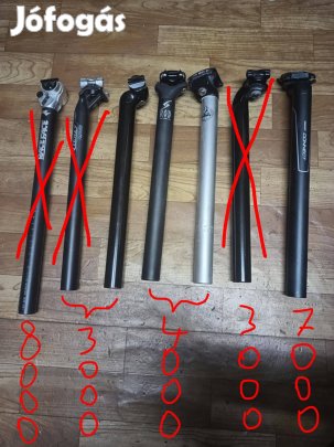 Alu nyeregcső ( nem általános méretek)