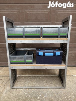 Aluca Bott járműberendezés raktér polc műhely szerszám felépítmény 