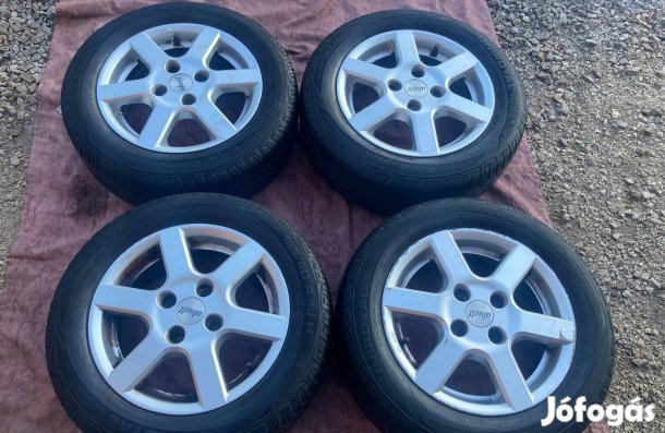 Aluett alufelni 4x100 uniroyal 185/60 R14 gumikkal