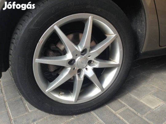 Alufelni nyári gumival, TPS szenzorral