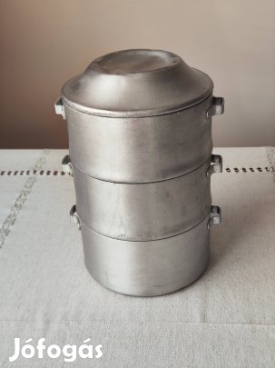 Alumínium ételhordó edények (3 db-os)