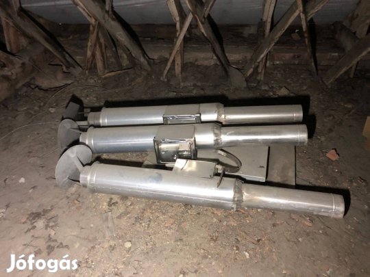 Alumínium gáz kémény tisztítónyílással 5db