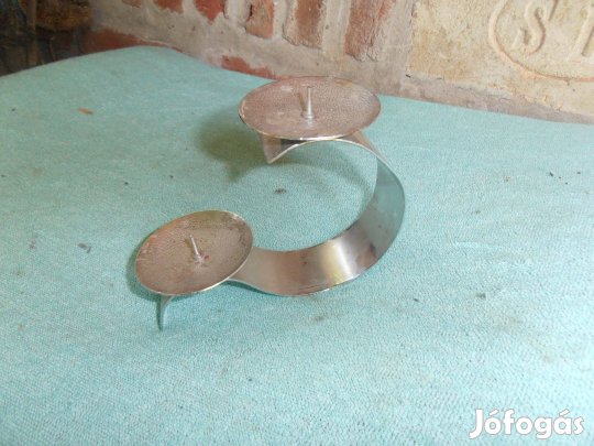 Aluminium gyertyatartó 70-es évekből 1500 ft