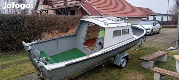 Alumínium kabinos horgász hajó 