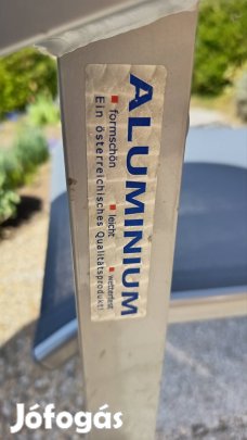 Alumínium kertiszék 