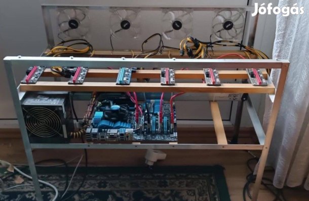 Aluminium rig keret alaplappal, memóriával, processzorral,táppal eladó