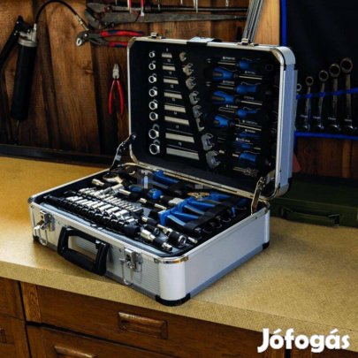 Alumínium szerszámos koffer 101 darabos Scheppach TB 150