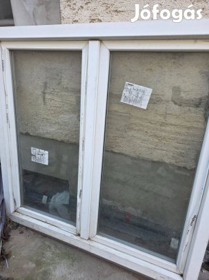 Aluplast 120x150 Új kétszárnyú ablak eladó