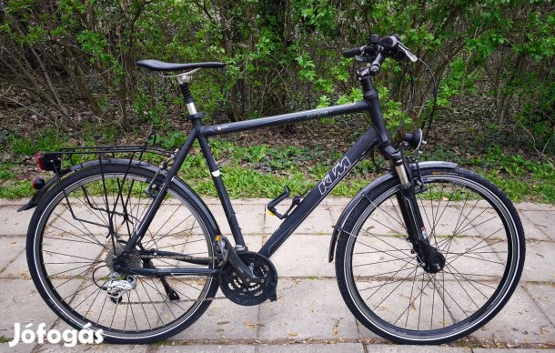 Aluvázas KTM trekking kerékpár 60 cm nyeregvázcső, 60 cm felsőcsőhossz