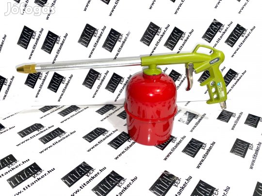 Alvázvédő pisztoly Fúvató- És Mosópisztoly Tartállyal, Max. 8 Bar