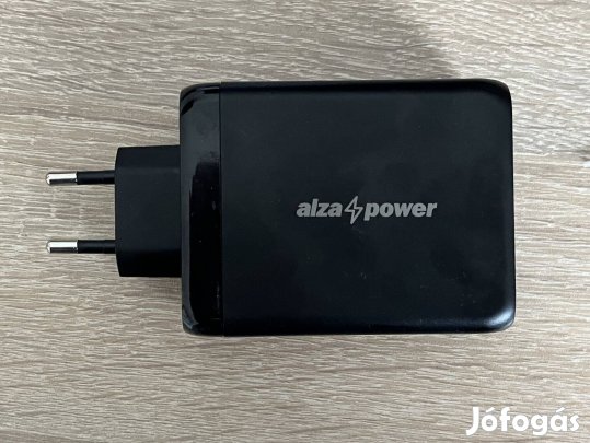 Alzapower G500 Fast Charge 200W fekete (4 portos) + kábel