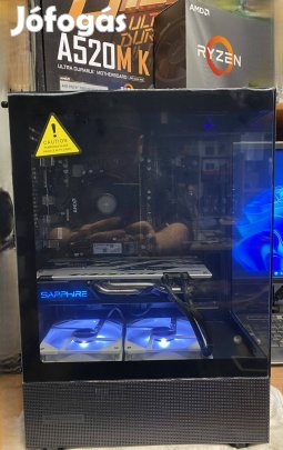 AmD Ryzen5-ös Full-View Gamer-Pc-Eladó /w11/ !!!