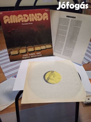 Amadinda ütőegyüttes LP magyar bakelit lemez hanglemez - Ragtime - A
