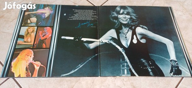 Amanda Lear bakelit hanglemez poszter