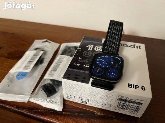 Amazfit BIP 6 okosóra, smartwatch, fitnessz óra
