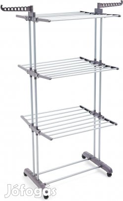 Amazon Basics - Beltéri ruhaszárító torony összecsukható szárnyakkal(