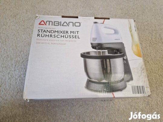 Ambiano tálas keverő, habverő mixer, dagasztó forgó tál