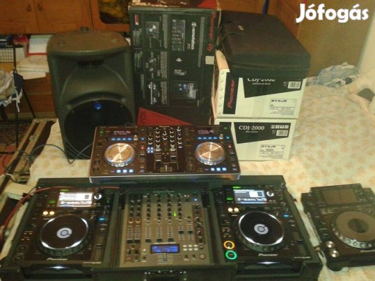 American Audio DSP 1400 MX, Pioneer Cdj 2000. Cserélhető is