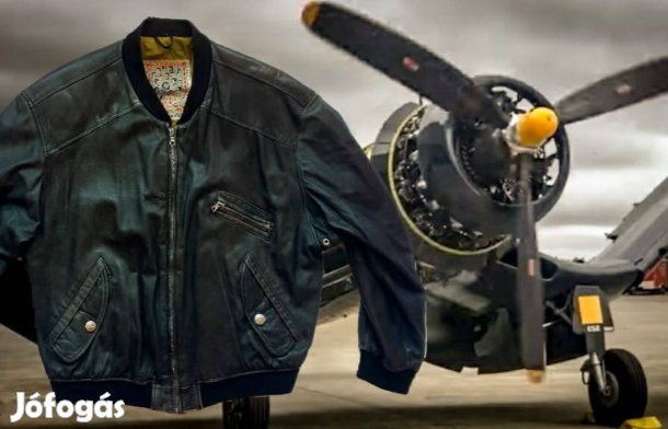 American Basics eredeti amerikai valódibőr pilótadzseki