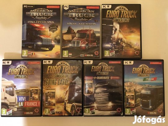 American Truck Simulator és Euro Truck Simulator 2 dobozos gyűjtemény