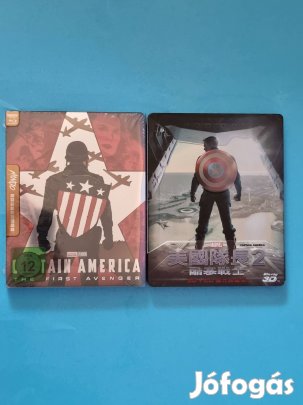 Amerika kapitány 1,2rész (fémdoboz) Blu-ray