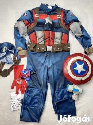 Amerika kapitány jelmez + kiegészítők, szuperhős jelmez DK203