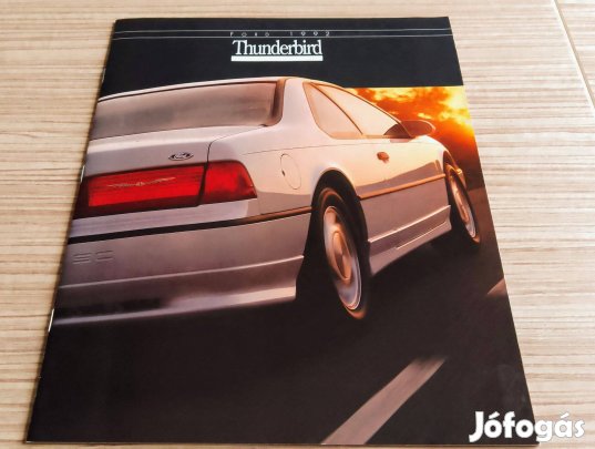 Amerikai Ford Thunderbird (1992) prospektus, katalógus