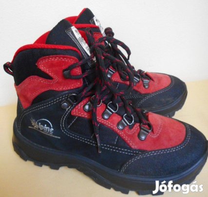 Amerikai, bőr hegymászó ( túra) bakancs 33-as új állapotban