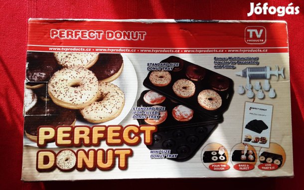 Amerikai fánk és tarkedli sütő tepsi készlet 3 db-os + töltő, díszítő