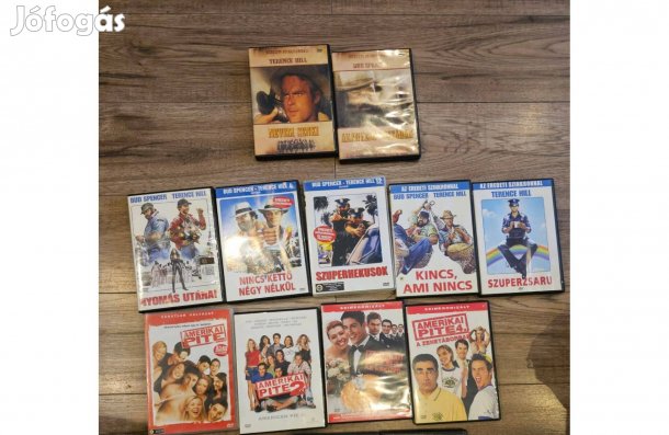 Amerikai pite Bud Spencer eredeti DVD egyben 11db
