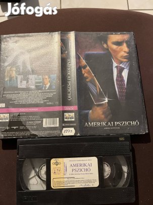 Amerikai pszicho 1 vhs kistok horror