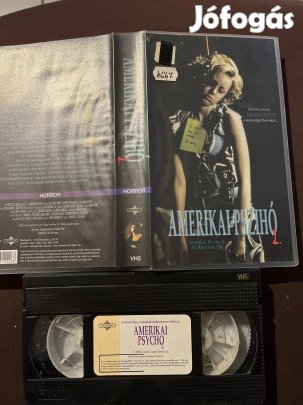 Amerikai pszicho 2 horror vhs. 