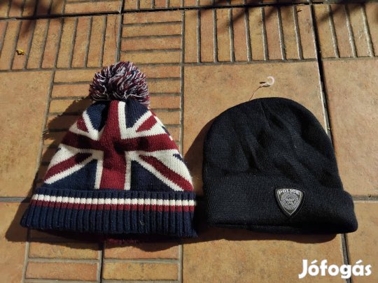 Amerikai rendőr angol télisapka USA police sapka 2db