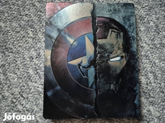 Amerima Kapitány - Polgárháború 4K UHD + blu-ray steelbook