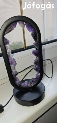 Ametiszt kézműves kristálylámpa