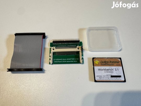 Amiga 600/1200 IDE-CF szett + Előtelepített, jogtiszta Workbench 3.1