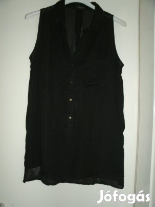 Amisu fekete "S" méretű tunika Mell: 98, hossz.:75 cm