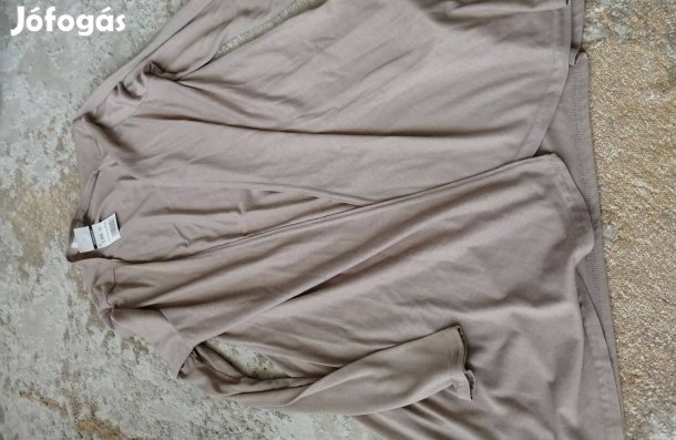 Amisu női homokszínű nyitott kardigán M