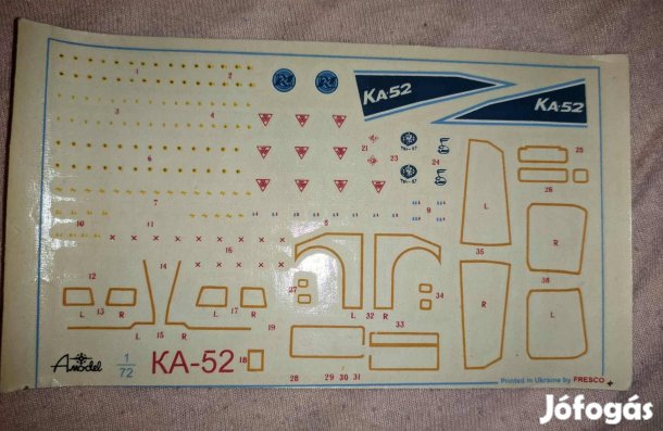 Amodel Ka-52 matricaszett 1:72