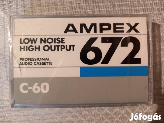 Ampex 672 C60 (1985) új lezárt magnókazetta
