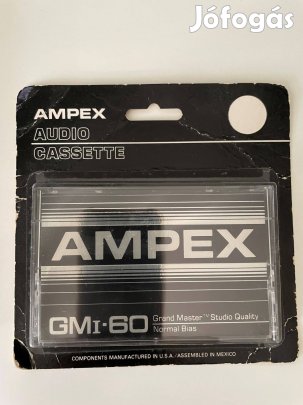 Ampex GMI-60 1982 bontatlan, új magnó kazetta, audio kazetta
