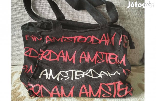 Amsterdam feliratos vászontáska