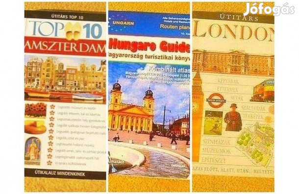 Amszterdam - Hungaro Guide - London - Útikönyvek