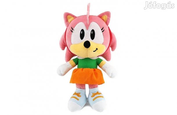 Amy Rose jellegű plüss 20 cm - Sonic a sündisznó