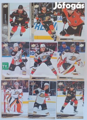 Anaheim Ducks NHL kártyák Perry Gibson Fowler Silfverberg